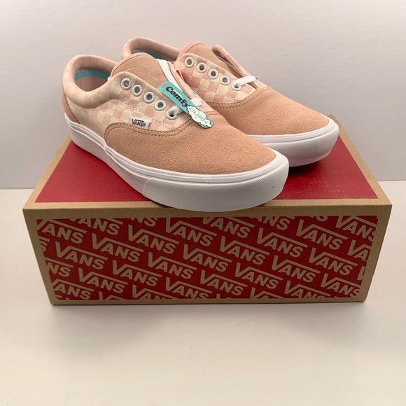 VANS AUTHENTIC UNISEX Pink Checkerboard ComfyCush - Picture 1 of 6